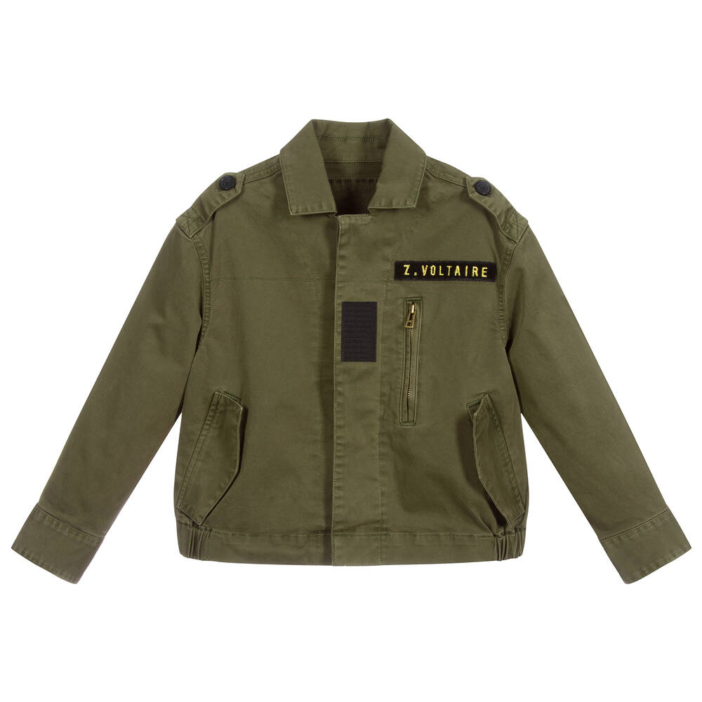 Kid Coton Green Jacket