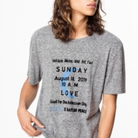 Melange Grey Tommy Sunday T-Shirt