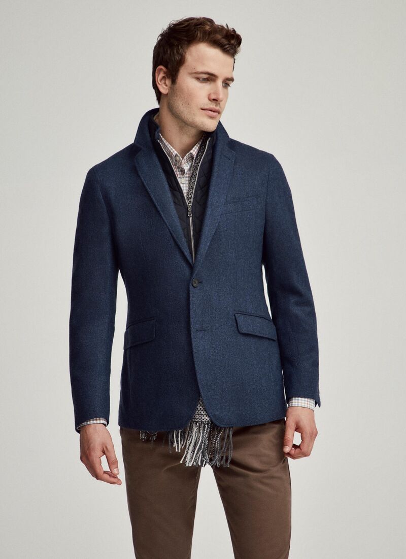 Hackett herringbone outlet jacket