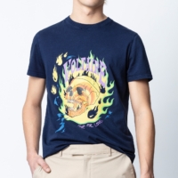 Blue Tommy Flame T-Shirt
