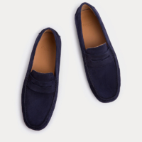 Navy Richmond Penny Loafer Shoes